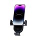 Тримач для мобiльного з БЗП Baseus LightChaser Series Wireless Charging Electric Car Mount 15W Cosmic Black (C40355900121-00)