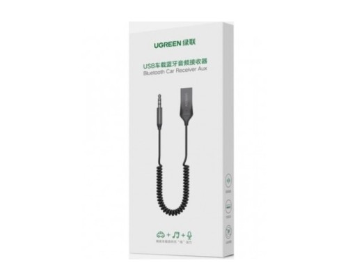 Bluetooth-ресивер UGREEN CM309 Bluetooth Car Receiver Aux with Mic (Space Gray)(UGR-70601) (UGR-70601) 