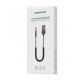 Bluetooth-ресивер UGREEN CM309 Bluetooth Car Receiver Aux with Mic (Space Gray)(UGR-70601) (UGR-70601) 