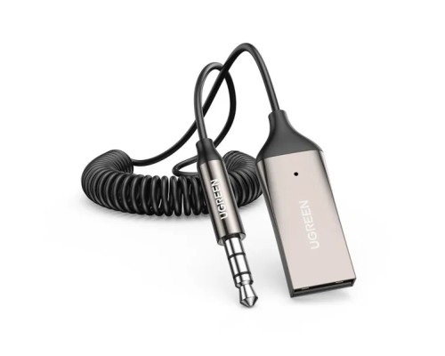 Bluetooth-ресивер UGREEN CM309 Bluetooth Car Receiver Aux with Mic (Space Gray)(UGR-70601) (UGR-70601) 