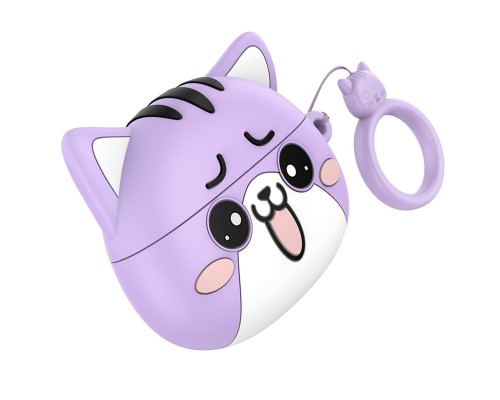 Навушники HOCO EW48 True wireless stereo headset Purple Cat (6942007610018 ) 