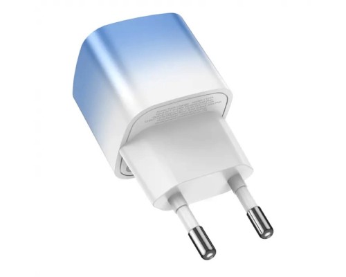 Мережевий зарядний пристрій HOCO C101A single port PD20W charger Ice Blue (6931474769374) Мережевий зарядний пристрій HOCO C101A single port PD20W charger Ice Blue (6931474769374)