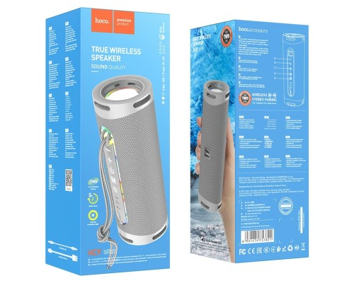 Портативна колонка HOCO HC9 Dazzling pulse sports BT speaker Grey (6931474757821) Портативна колонка HOCO HC9 Dazzling pulse sports BT speaker Grey (6931474757821)