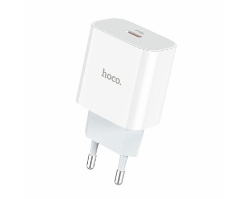 Мережевий зарядний пристрій HOCO C76A Plus Speed source PD20W charger White (6931474746917) 