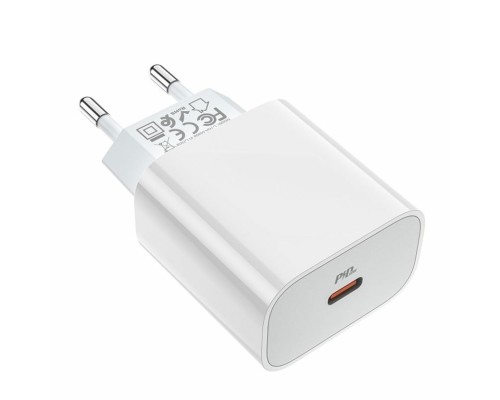 Мережевий зарядний пристрій HOCO C76A Plus Speed source PD20W charger White (6931474746917) 