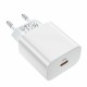 Мережевий зарядний пристрій HOCO C76A Plus Speed source PD20W charger White (6931474746917) 