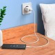 Мережевий зарядний пристрій HOCO C106A Leisure single port charger set(Type-C) White (6931474783912) 