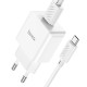Мережевий зарядний пристрій HOCO C106A Leisure single port charger set(Micro) White (6931474783905)