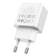 Мережевий зарядний пристрій HOCO C106A Leisure single port charger White (6931474783882)