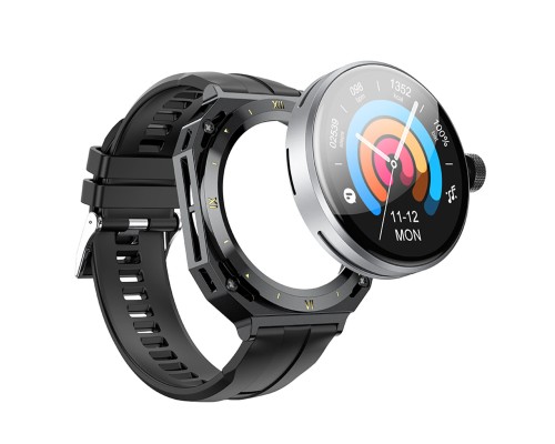 Смарт-годинник HOCO Y14 Smart sports watch(call version) Black (6931474798923 ) 