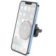 Тримач для мобільного HOCO H1 Crystal magnetic car holder(air outlet) Space Gray (6931474790170)