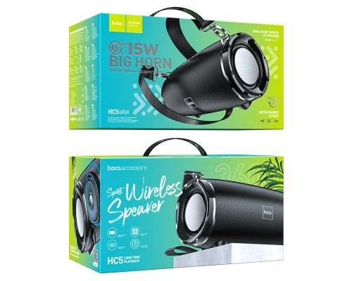 Портативна колонка HOCO HC5 Cool Enjoy sports BT speaker Black (6931474746641) Портативна колонка HOCO HC5 Cool Enjoy sports BT speaker Black (6931474746641)