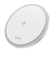 Бездротовий зарядний пристрій HOCO CW26 Powerful 15W wireless fast charger White (6931474733818)