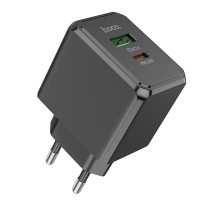 Мережевий зарядний пристрій HOCO CS14A Ocean PD20W+QC3.0 charger Black (6942007603898 ) 