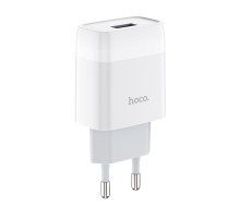 Мережевий зарядний пристрій HOCO C72A Glorious single port charger White (6931474712899) 