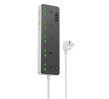 Мережевий подовжувач HOCO  AC13A Talento 5-position socket(1C3A) Black (6942007607131 ) 