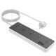 Мережевий подовжувач HOCO AC13A Talento 5-position socket(1C3A) Black (6942007607131 )