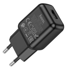 Мережевий зарядний пристрій HOCO C96A single port charger Black (6931474765963)