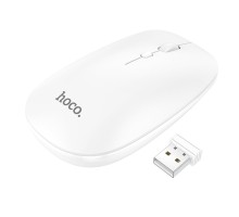 Миша Hoco GM15 Art dual-mode business wireless mouse White (6931474760586 ) 