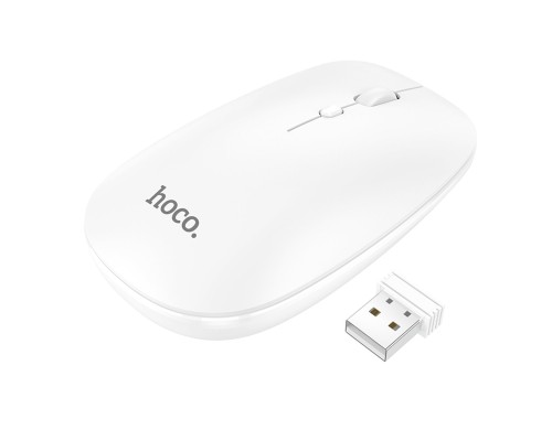 Миша Hoco GM15 Art dual-mode business wireless mouse White (6931474760586 ) Миша Hoco GM15 Art dual-mode business wireless mouse White (6931474760586 )