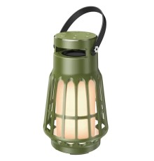 Портативна колонка HOCO BS61 Wild fun outdoor camping light BT speaker Olive Green (6942007610834)