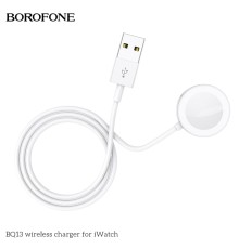 Бездротовий зарядний пристрій BOROFONE BQ13 wireless charger for iWatch White (6974443380798)