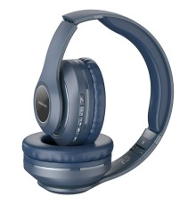 Бездротові навушники BOROFONE BO17 wireless headphones Dark Blue (6974443384284)