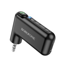 Bluetooth-ресивер BOROFONE BC35 Wideway car AUX BT receiver Black (6974443381450)