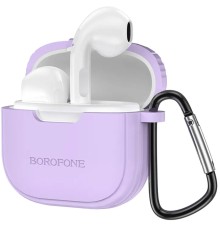 Бездротові навушники BOROFONE BW29 Charm true wireless BT headset Taro Purple (6974443389777)