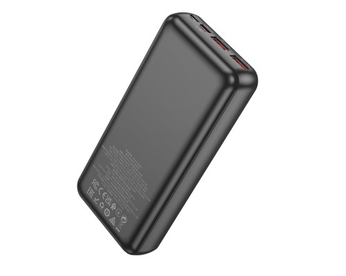 Зовнішній акумулятор BOROFONE BJ38A Power 22.5W+PD20W fully compatible power bank(20000mAh) Black (6941991105586) Зовнішній акумулятор BOROFONE BJ38A Power 22.5W+PD20W fully compatible power bank(20000mAh) Black (6941991105586)