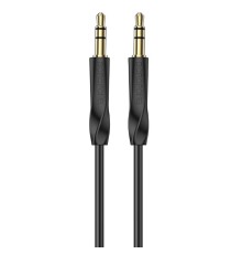 Аудіокабель BOROFONE BL16 Clear sound AUX audio cable Black (6974443389166)