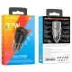 Автомобільний зарядний пристрій BOROFONE BZ20A Smart 83W dual port PD65W+QC3.0 car charger Transparent Black (6941991101625)