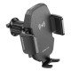 Автотримач для телефона з БЗП BOROFONE BH213 Adelante wireless fast charging car holder(air outlet) Black (6941991109775)