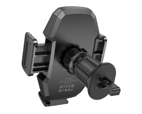 Автотримач для телефона з БЗП BOROFONE BH213 Adelante wireless fast charging car holder(air outlet) Black (6941991109775) Автотримач для телефона з БЗП BOROFONE BH213 Adelante wireless fast charging car holder(air outlet) Black (6941991109775)