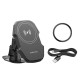 Автотримач для телефона з БЗП BOROFONE BH216 Adelante magnetic wireless fast charging car holder(center console) Black (6941991109805)