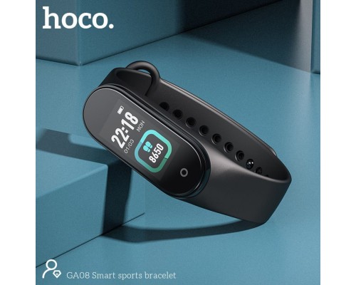 Фітнес-браслет HOCO GA08 Smart sports bracelet(russian version) Black (6931474734891) 