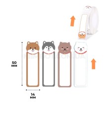 Етикетки NIIMBOT T14*50-130 PUPPY B Color For D11/D110/D101/H1S (A2A68001101) (A2A68001101)
