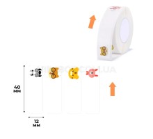 Етикетки NIIMBOT T12*40-160 ZOO Color For D11/D110/D101/H1S (A2A68301001) (A2A68301001) 