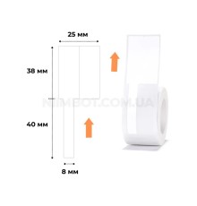 Етикетки NIIMBOT T25*38+40-100C Cable White For B1/B21/B3S (A2K88388601) (A2K88388601)