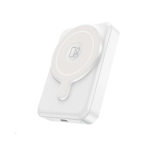 Зовнішній акумулятор HOCO Q11 Expressar PD20W 3-in-1 magnetic fast charging power bank(10000mAh) White (6931474777799)