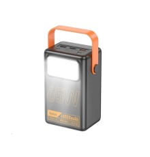 Зовнішній акумулятор HOCO J110A Powerful PD65W power bank(60000mAh) Black (6931474795205)