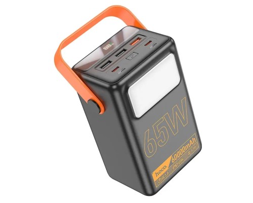Зовнішній акумулятор HOCO J110A Powerful PD65W power bank(60000mAh) Black (6931474795205) Зовнішній акумулятор HOCO J110A Powerful PD65W power bank(60000mAh) Black (6931474795205)