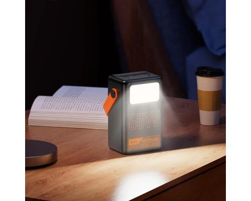 Зовнішній акумулятор HOCO J110A Powerful PD65W power bank(60000mAh) Black (6931474795205) Зовнішній акумулятор HOCO J110A Powerful PD65W power bank(60000mAh) Black (6931474795205)