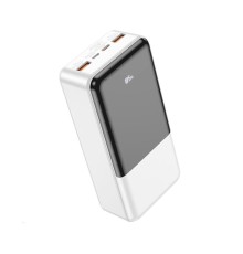 Зовнішній акумулятор HOCO J108B Universe 22.5W fully compatible power bank(30000mAh) White (6931474791245)