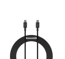 Кабель Baseus Superior Series Fast Charging Data Cable Type-C to Type-C 100W 1m Black (CATYS-B01) 