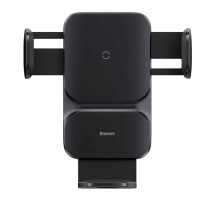 Автотримач для телефона з БЗП Baseus Wisdom Auto Alignment 15W Black (CGZX000001) 