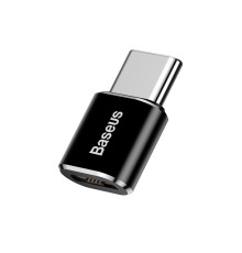 Адаптер Baseus Micro Female To Type-C Male Adapter Converter Black (CAMOTG-01)