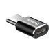 Адаптер Baseus Micro Female To Type-C Male Adapter Converter Black (CAMOTG-01) 