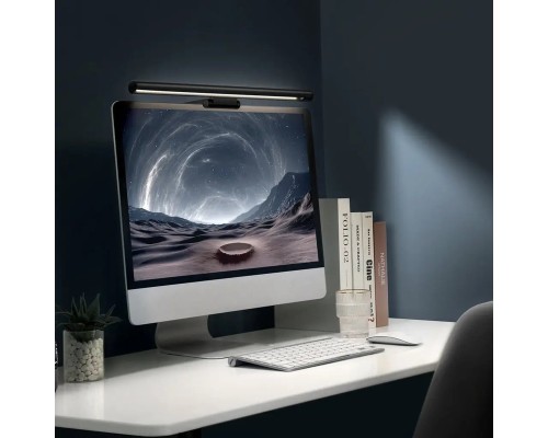 Лампа для монітора Baseus i-wok Series USB Asymmetric Light Source Screen Hanging Light (fighting) Pro Black (DGIWK-P01) Лампа для монітора Baseus i-wok Series USB Asymmetric Light Source Screen Hanging Light (fighting) Pro Black (DGIWK-P01)