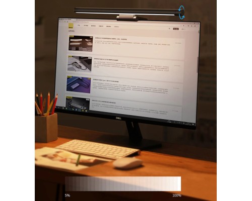 Лампа для монітора Baseus i-wok Series USB Asymmetric Light Source Screen Hanging Light (fighting) Pro Black (DGIWK-P01) Лампа для монітора Baseus i-wok Series USB Asymmetric Light Source Screen Hanging Light (fighting) Pro Black (DGIWK-P01)
